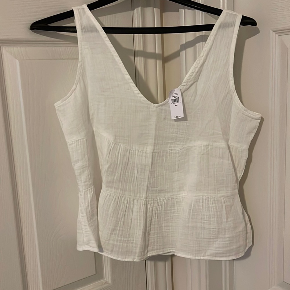 Ladies crinkle gauze top